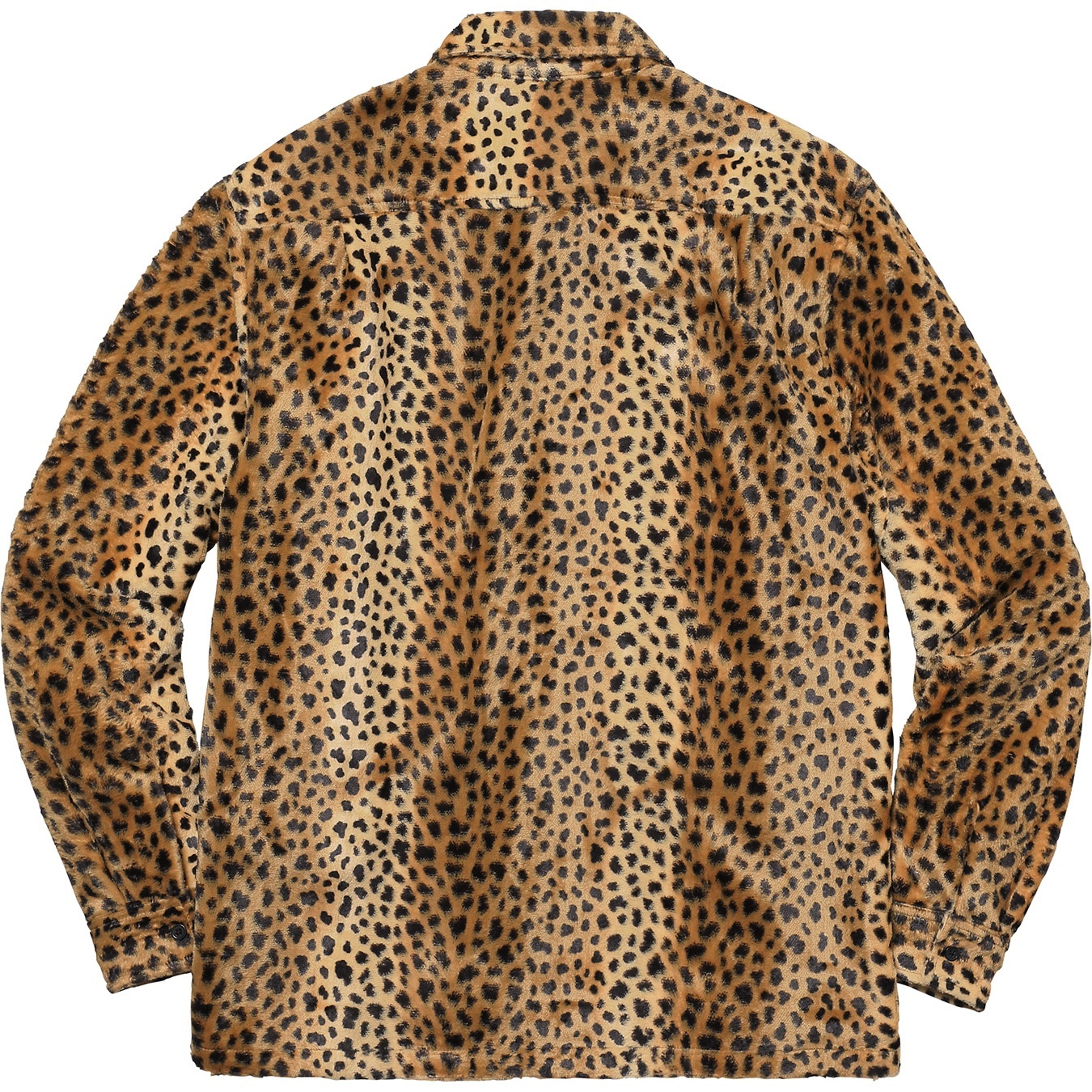 Cheetah Pile Zip Up Shirt view 4